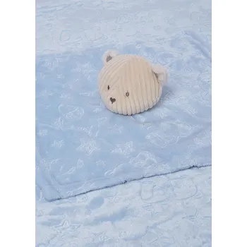 Dívčí pyžamo Mayoral Kožešinová deka 9957 barva: modrá