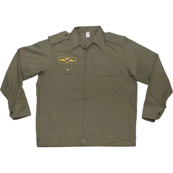 Bundokošile s dlouhým rukávem- Oliv - ČSLA Velikost: 2-38