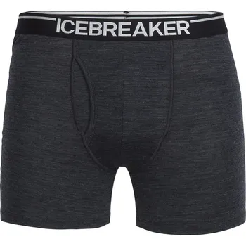 Pánské termo spodky spodní prádlo pánské ICEBREAKER M Anatomica Boxers wFly JET HTHR - S