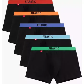 Boxerky 5-PACK Pánské boxerky Atlantic Atlantic černá 3391555