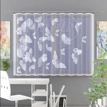 Dekorativní polštářek Dante MOTÝLI záclona - 150 x 250 cm