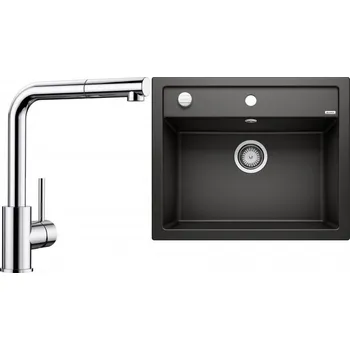 Granitový dřez Set RS Blanco Dalago 6 + Blanco Mila-S (bílá + chrom)