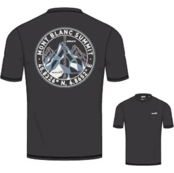 Pánské tričko Inov8 Graphic Tee "Mont Blanc" M Black Graphite M