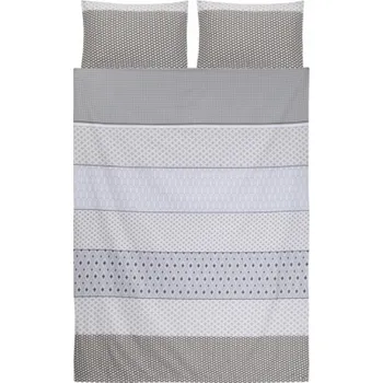 Povlečení Sada povlečení Domoletti D-7676, šedá, 200x220 cm