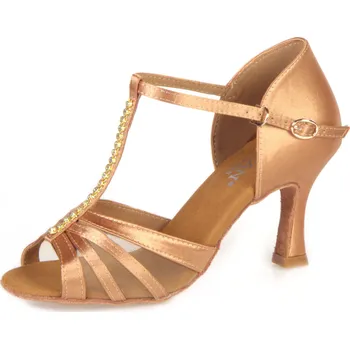 Dámské lodičky Taneční boty Botan BL-1 tělová 7,5 cm Flare Velikost: 38,5