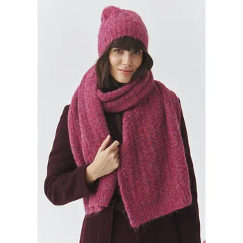 Šála Tatuum PLETENÁ DÁMSKÁ ŠÁLA S MELANŽOVÝM VZOREM — YONIKA 1