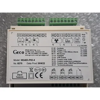 Příslušenství ke kotli Vetim GECO regulátor MG403-P02-4 samotný /DUO,EKORET,LENZE,ViaLING/ regulátor