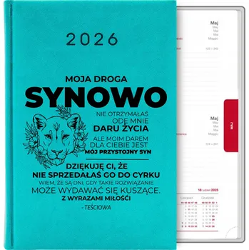 Kalendář Knižní kalendář 2026 A5 vícebarevný