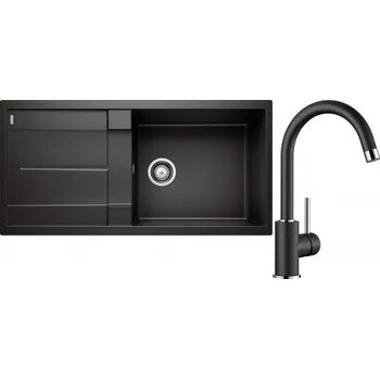 Granitový dřez Set RS Blanco Metra XL 6 S + Blanco Mida (bílá + bílá)