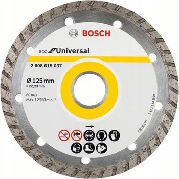 Řezný kotouč Diamantový řezný kotouč ECO 125x22,23 TURBO 2608615036