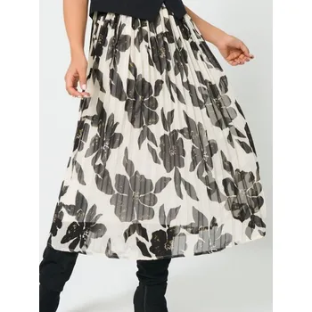 Dámská sukně Sinsay - Plisovaná květovaná midi sukně - vícebarevná - 179FJ-MLC - 179FJ-MLC-M