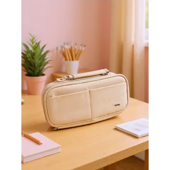 Penál Sinsay - Penál na zip - krémová - 259FV-01X - 259FV-01X-ONE