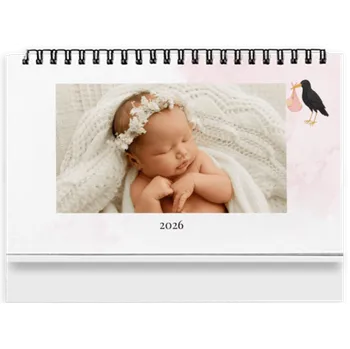 Fotokalendář Stolní fotokalendář z vlastních fotek, Týdenní, Kvalitní papír i tisk, Jednoduchá tvorba. Motiv Holčička