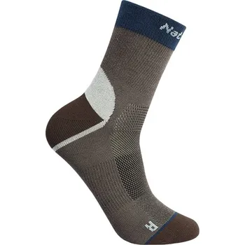 Běžecké oblečení Naturehike rychleschnoucí trekové ponožky vel. M - hnědo/modré