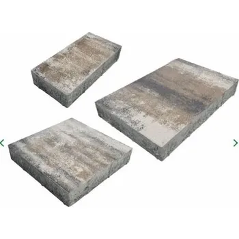 Venkovní dlažba Presbeton zámková dlažba MARMOLA MIX Nuevo, hladký povrch 6 cm