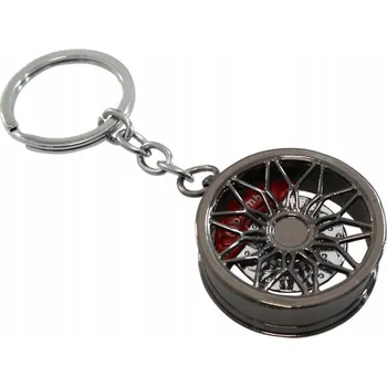 Přívěsek Na Klíče Ráfek CS-39 Černá se svorkou GADGET DÁREK TUNING SPORT