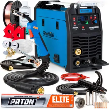 Svářečka Svářecí poloautomat SHERMAN DIGIMIG 200X SYNERGIC MIG MAG MMA TIG 200A