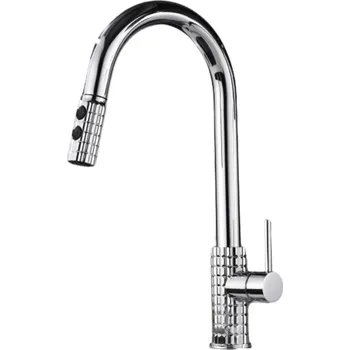 Vodovodní baterie Gamma Taru Pro, vysoká dřezová baterie, chromová, GMA-BTP-CH