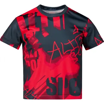 Chlapecké tričko Dětské funkční triko premium ALTISPORT VOJ/ALK076TR01 ČERVENOČERNÁ 122