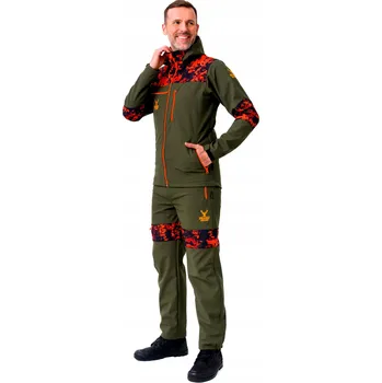 Moto oblečení MYSLIVECKÁ SOUPRAVA - BUNDA + KALHOTY - SOFTSHELL - L