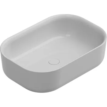 Umyvadlo Umyvadlo na desku Hit, keramické, bílé lesklé, 60x42 cm, HILAVRE60000