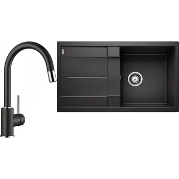 Granitový dřez Set RS Blanco Metra 5 S + Blanco Mida-S (bílá + bílá)