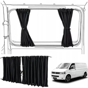 Zatemňovací závěsy na boční levé dveře pro VW TRANSPORTER T5 2003-2015