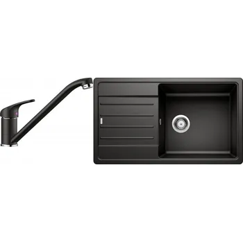 Granitový dřez Set RS Blanco Legra XL 6 S + Blanco Daras (bílá + bílá)