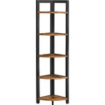 Rohový policový regál v rustikálním stylu