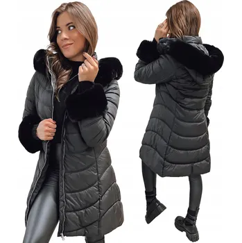 Dámská prošívaná zimní ZIMNÍ BUNDA S KAPUCÍ vel velikost S