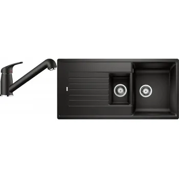 Granitový dřez Set RS Blanco Zia 6 S + Blanco Daras-S (bílá + bílá)