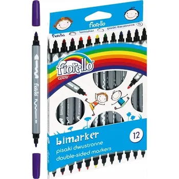 Fixy Fiorello Bimarker oboustranné, 12 barev