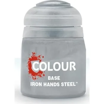 Vodová barva Citadel Base Paint (Iron Hands Steel) - základní barva, šedá
