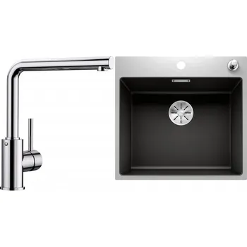 Granitový dřez Set RS Blanco Subline 500-IF/A SteelFrame + Blanco Mila (bílá + chrom)