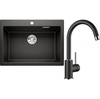 Granitový dřez Set RS Blanco Pleon 8 + Blanco Mida (bílá + bílá)