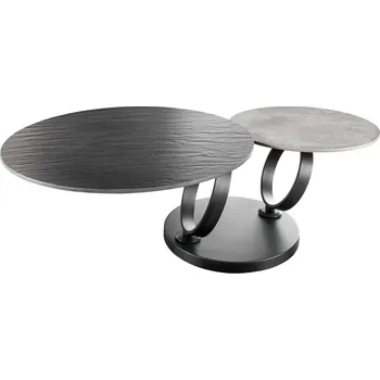 Konferenční stolek Konferenční stolek DANCING RINGS BLACK