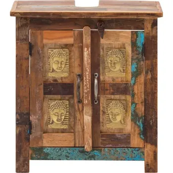 Koupelnový nábytek Koupelnová skříňka pod umyvadlo Merkur z recyklovaného dřeva