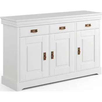 Komoda Komoda z bílé borovice Toscania 3D3S