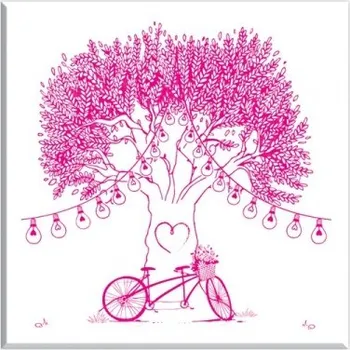 Razítko Dřevené razítko Aladine vel. G - Kolo pro dva -