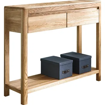Konzolový stolek Konzolový stůl se zásuvkami dub Gialo