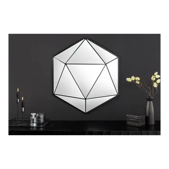 Zrcadlo Nástěnné zrcadlo DIAMOND 60 CM černé