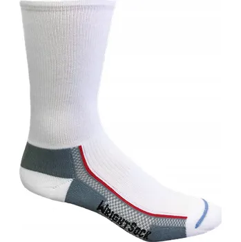 Pánské ponožky WrightSock X-Fit Crew M White/Gray – Odpružené ponožky USA 37-42
