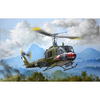 Plastikový model Trumpeter 1/35 UH-1B Huey - Gunship