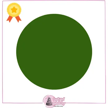 Jedlá dekorace na dort Potahovací hmota zelená 50 g