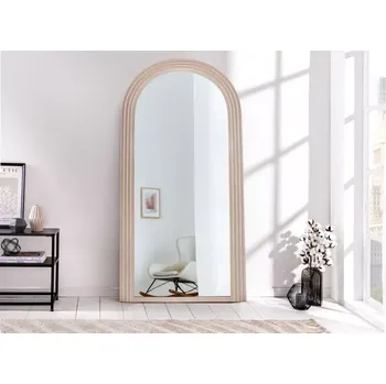Zrcadlo Nástěnné zrcadlo ART DECO 160 CM šedo-béžové