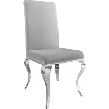 Jídelní židle 2SET židle MODERN BAROCCO šedá samet