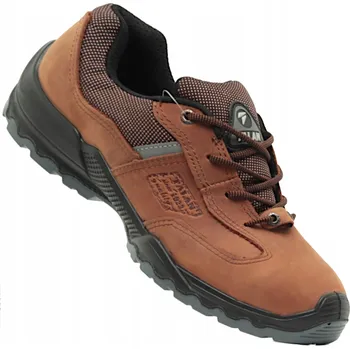 Pracovní obuv Pánské pracovní boty S3 SRC s ocelovou špičkou, kožené, kevlarová vložka, hliníková ochrana Talan 368, velikost 40