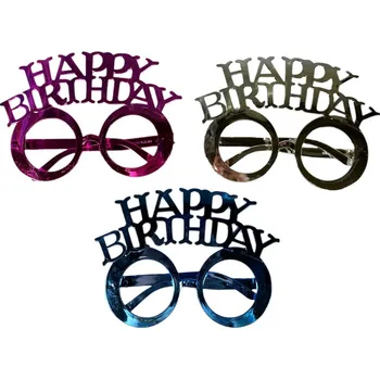 Žertovný předmět Cd Party brýle Happy Birthday 3 ks - 2 varianty Typ: Typ: 2