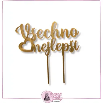 Všechno nejlepší č.5 - plastový zápich - Měděná