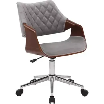 Nábytek Kancelářská židle COLT - šedá/ořech - SLEVA 3% s kodem radost25